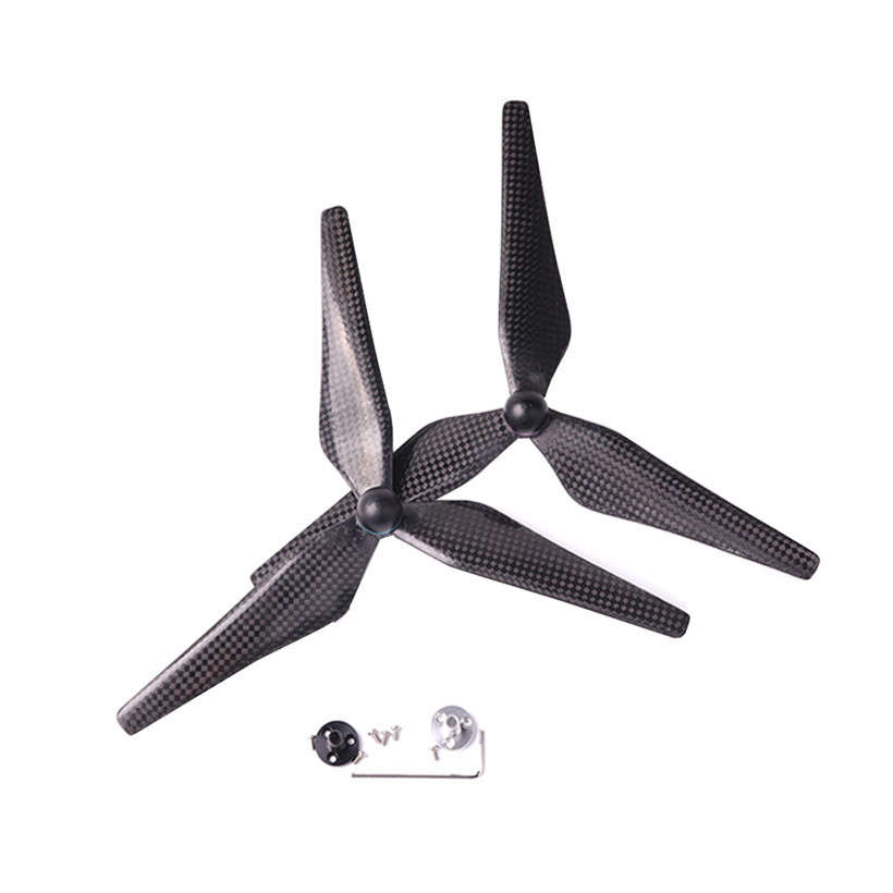 9450S Full Carbon Fiber Propellers 3-Blade Self-locking Props for DJI Phantom 4