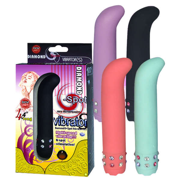Hot Waterproof Multi-speed Diamond Female G-spot Vibrator S