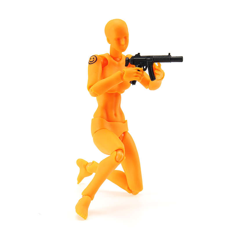 Figma 2.0 Deluxe Edition Orange Female Style PVC Action Figure Toys Collectible