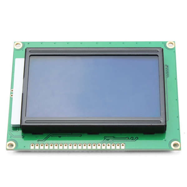 3Pcs 12864 128 x 64 Graphic Symbol Font LCD Display Module Blue Backlight For A