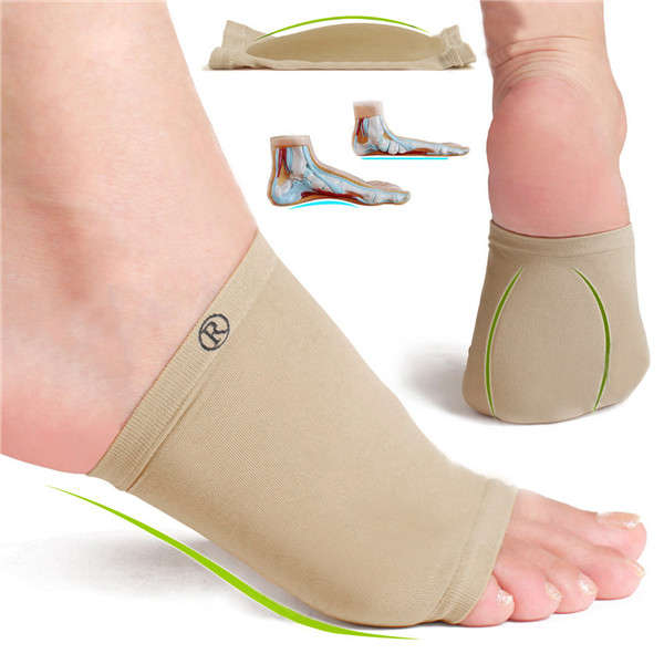 Stretchable Ventilate Silica Gel Platypodia Corrector Foot Care Support Cushion