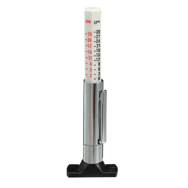 0-25mm Tire Tread Depth Gauge Nylon Slide Car Tyre Attrition Deep Test Ruler Me