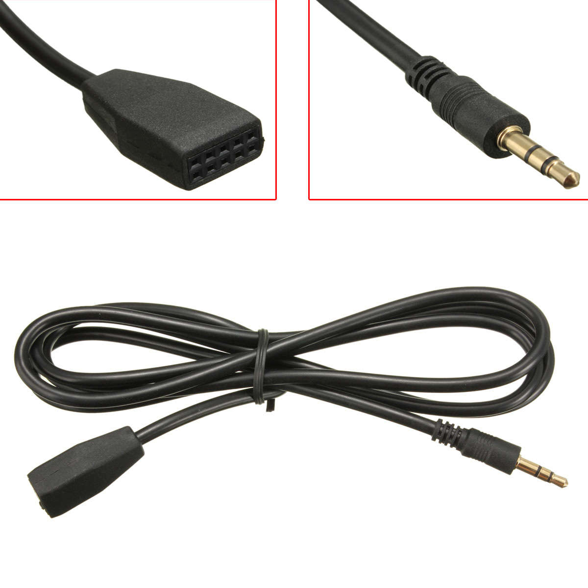AUX In Input Cable Adaptor 3.5mm For BMW E46 CD Radio iPod iPhone iPad MP4 MP3