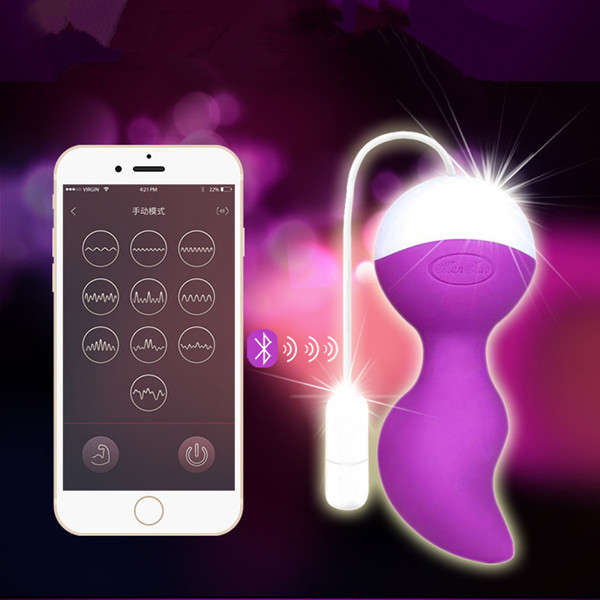Man Nuo Bluetooth Wireless Phone APP Remote Control Koro Egg Vibrator