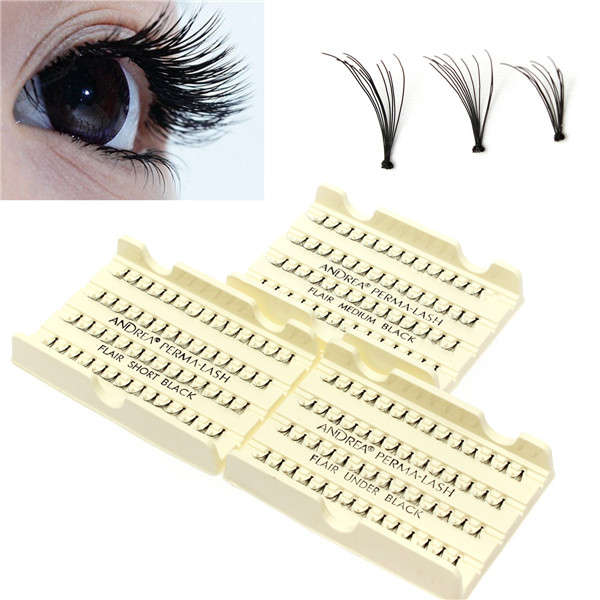 Black Make Up False Eyelash Individual Eyelashes Cluster Kit