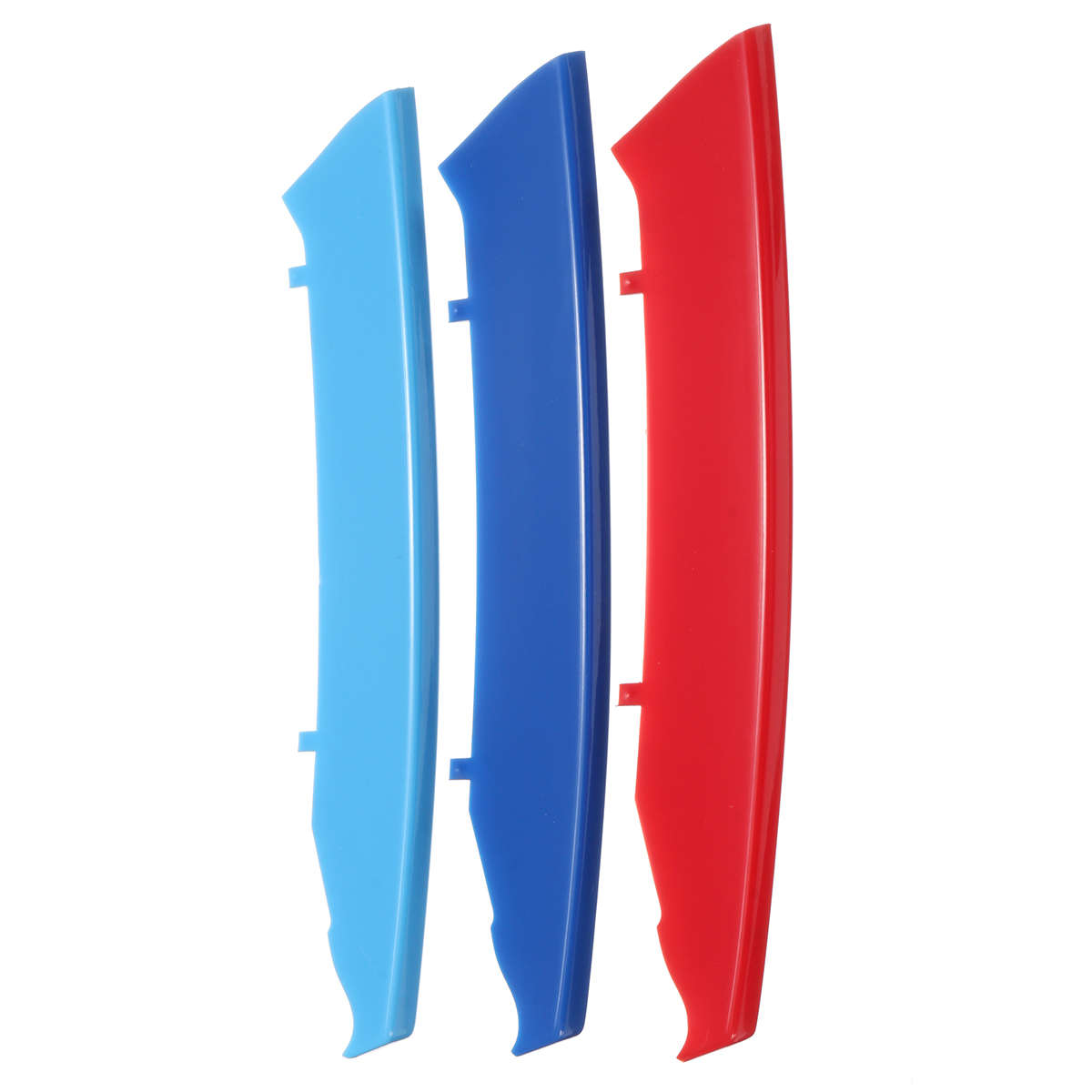 Car M-SPORT Front Grille Kidney Cover Strips Clip Trim For BMW 3 Series E90 04-