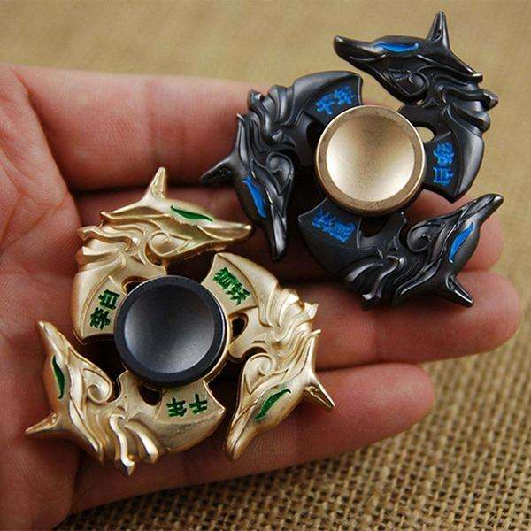 Ecubee EDC Hand Spinner Gadget Tri-Spinner Finger Spiral Bearing Fidget Reduce