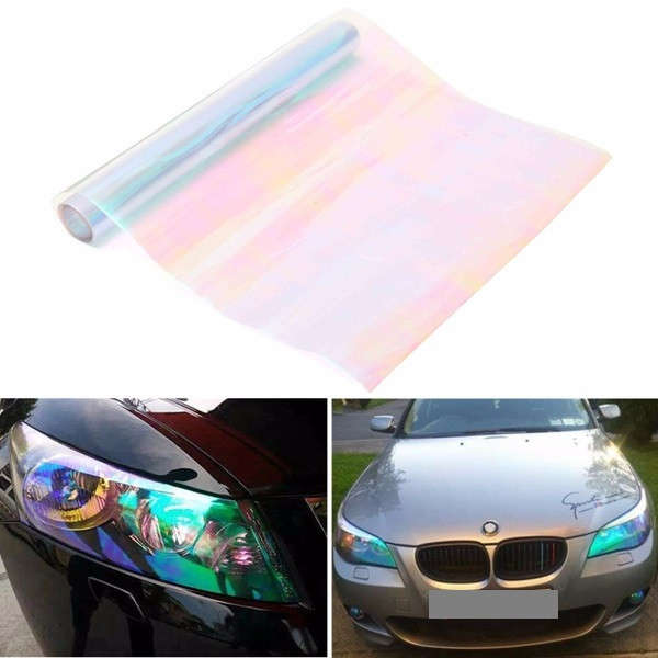 30cmx210cm Chameleon Transparent Tint Film Sticker for Headlight Foglight Tail
