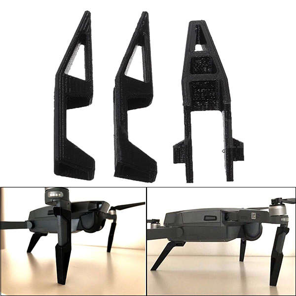 Heightened Landing Gear Skid Extension Support Kit For DJI Mavic Pro