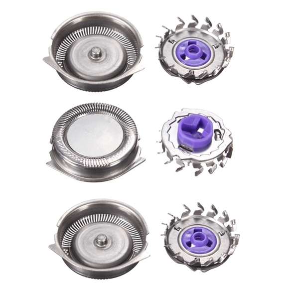 3 Pcs Stainless Steel Shaver Razor Replacement Blades Heads for HQ8100 HQ8140 H