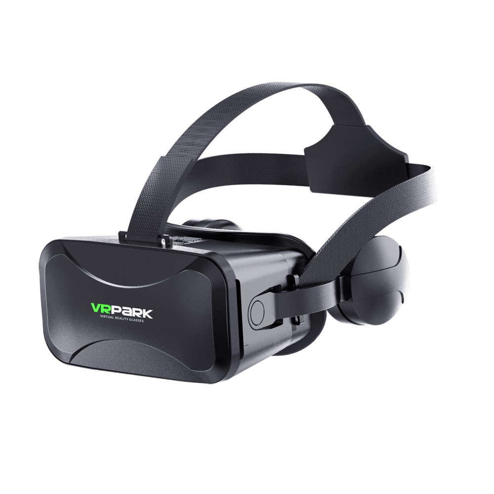 VRPark J30 120 Degree 3D VR Glasses Box with Headphone for 4.5-6.0 Inch Mobile