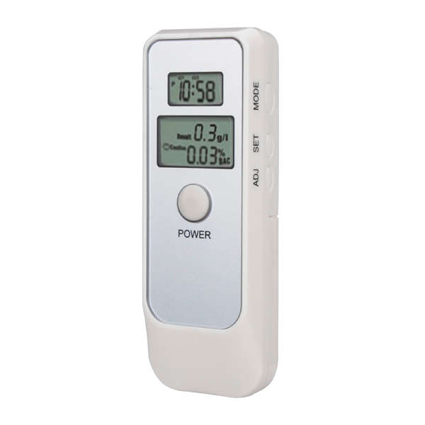 Digital Alcohol Breath Tester Breathalyzer + LCD Clock