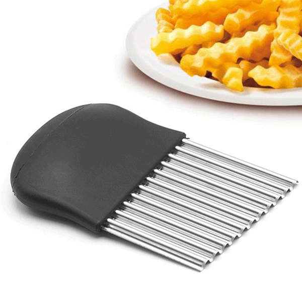 Honana CF-PC01 Stainless Steel Wave Potato Slicer Cutter Onion Carrot Chips Cut