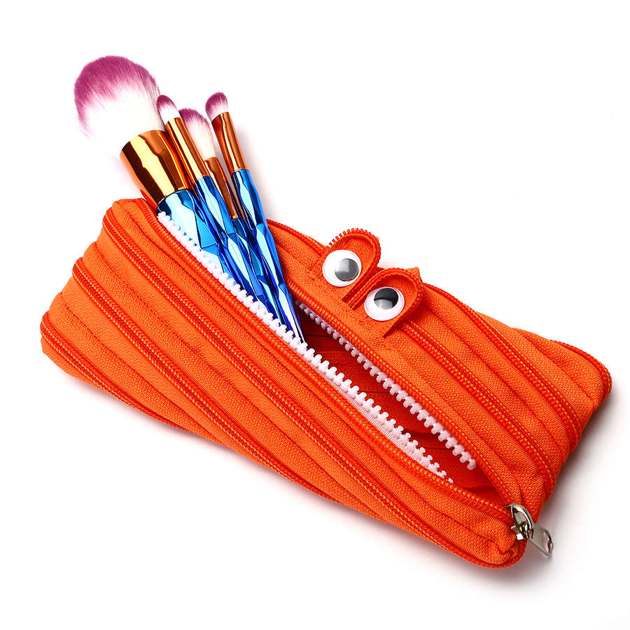 KCASA KC-CB01 7 Colors Creative Storage Bag Durable Funny Zipper Pencil Cosmtic