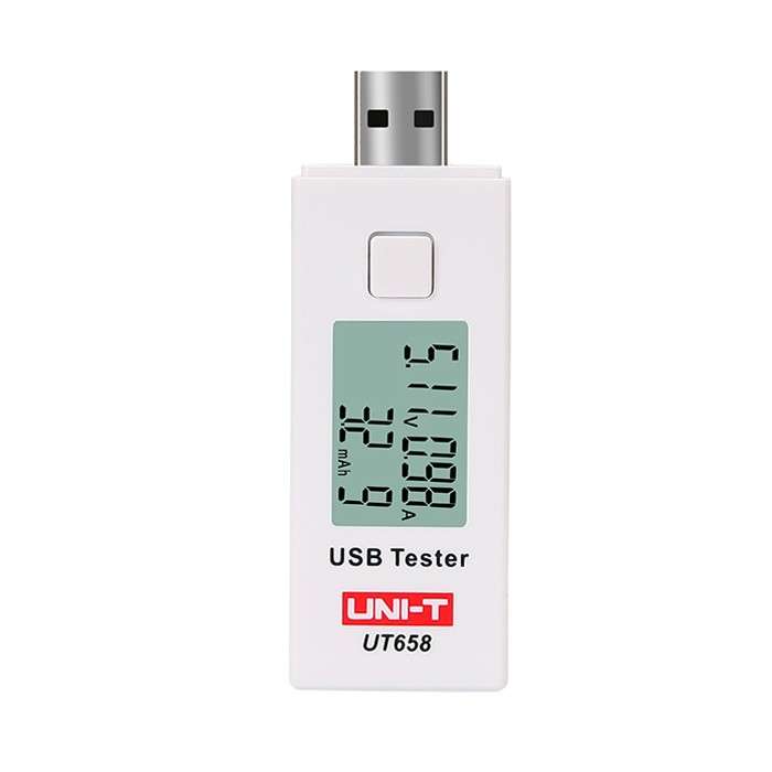 UNI-T UT658 Digital Lcd Display USB Tester Charger Current Voltage Capacity Tes