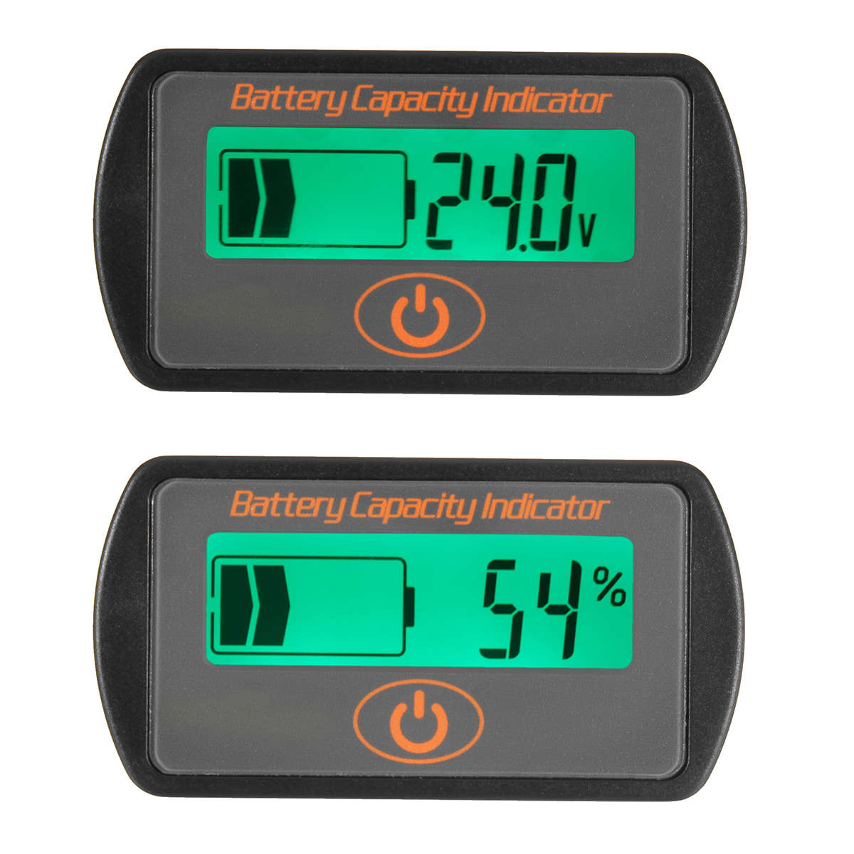 12V/24V Battery Gauge Meter Digital LCD Lead Acid Voltage Level Indicate Voltme