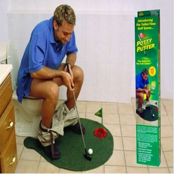 Potty Putter Toilet Golf Game Mini Golf Toys