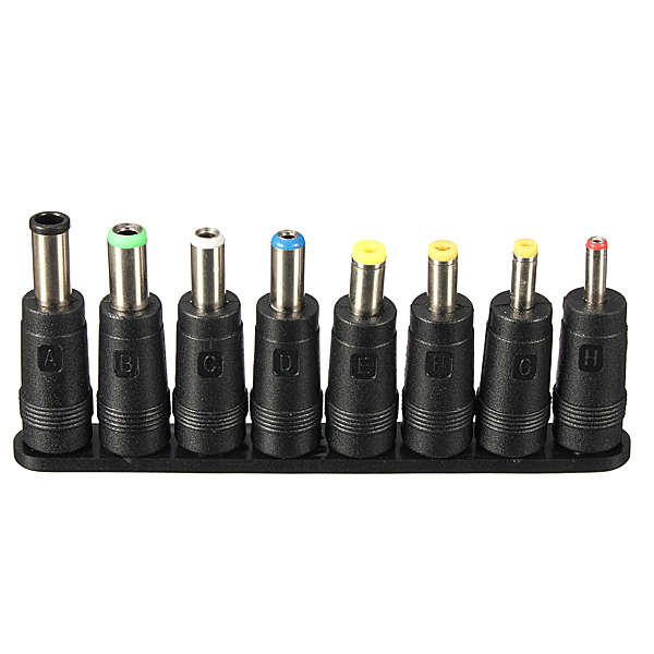 8pcs Universal AC DC Power Adapter Tip for Power Adapter Charge Tester