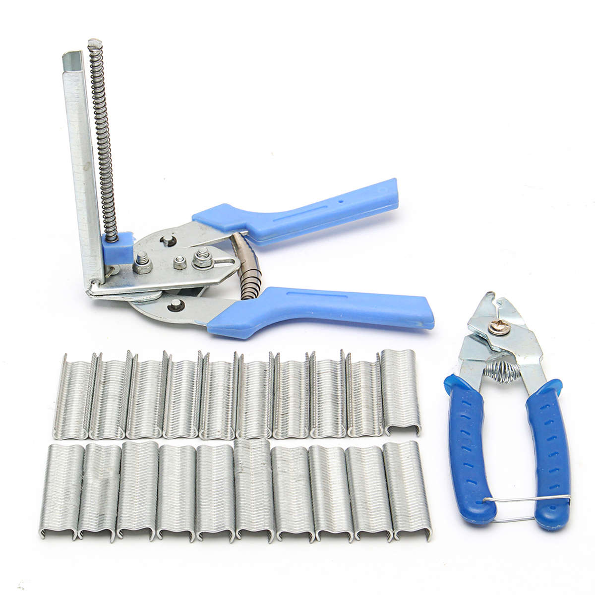 2Pcs Poultry Hog Ring Pliers Tool Bird Chicken Mesh Cage Wire Fencing with 600