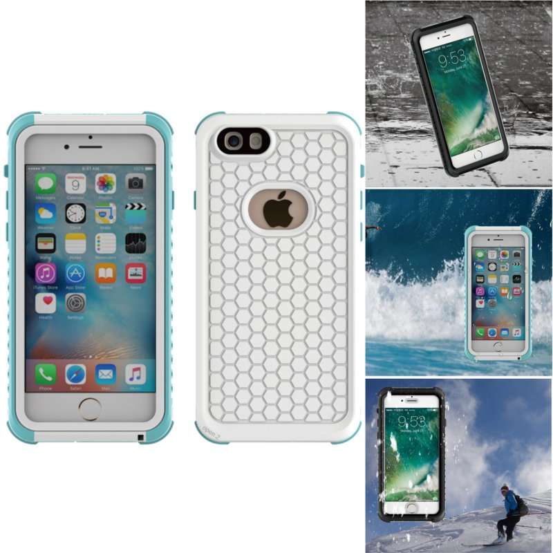 2 In 1 PC PET IP68 Waterproof Shockproof Snowproof Dustproof Case For iPhone 6