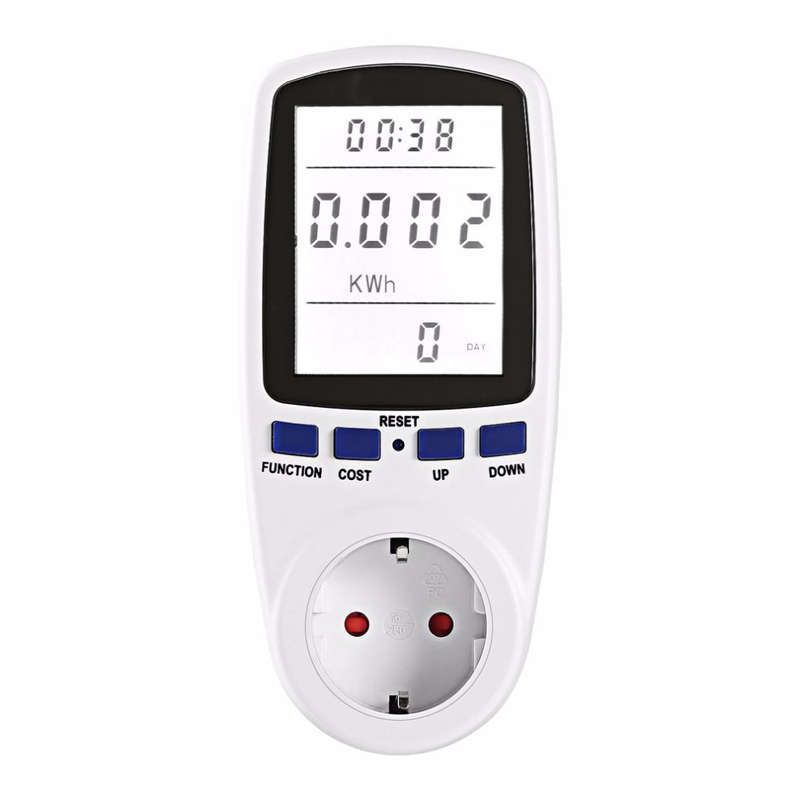 EU/UK/US Plug LCD Display Electric Monitor Analyzer Power Meter Energy Smart Wa