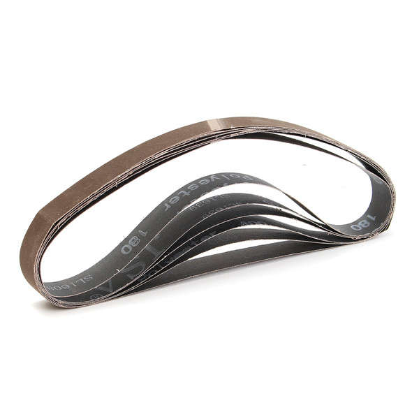 6pcs 25x762mm 180-800 Grit Sanding Belts Abrasive Belts Polishing Tool