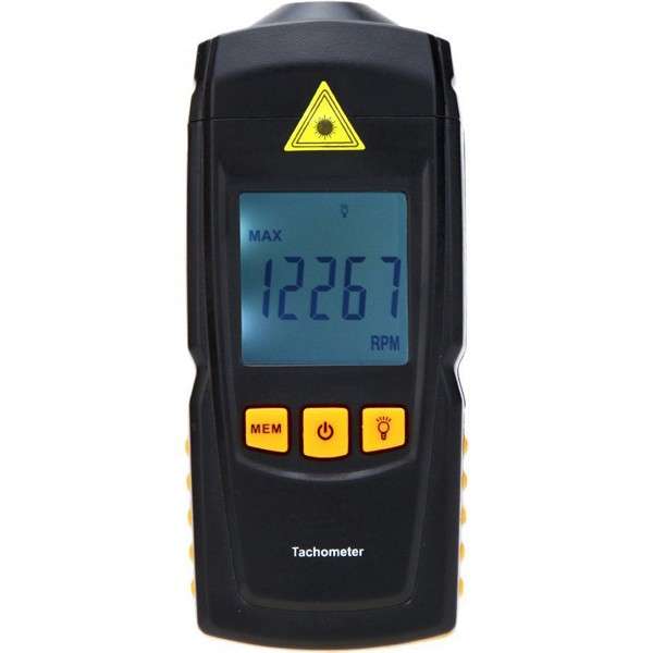 BENETECH GM8905 Non Contact Handheld LCD Digital Laser Tachometer RPM Tach Test