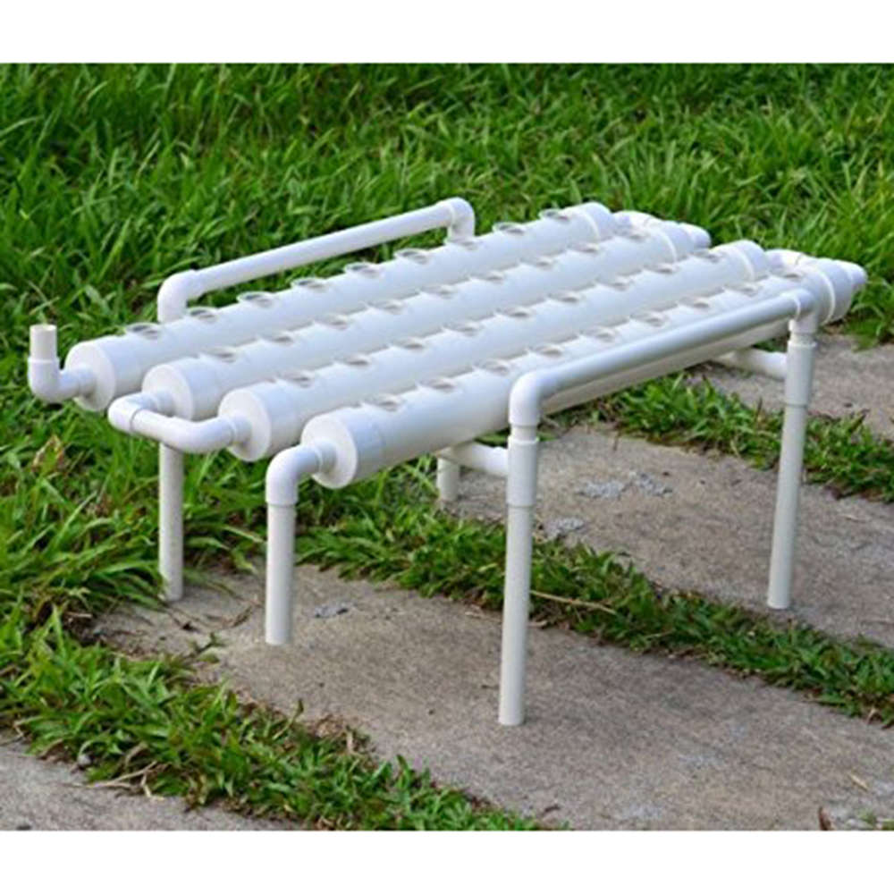 36 Holes Hydroponic Piping Site Grow Kit Flow DWC Deep Water Culture Planting B