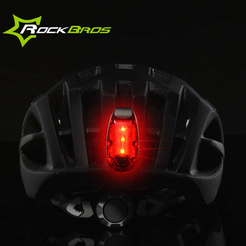 ROCKBROS 2 Modes Bicycle Waterproof Flash LED Night Light Running Walk Clip Saf