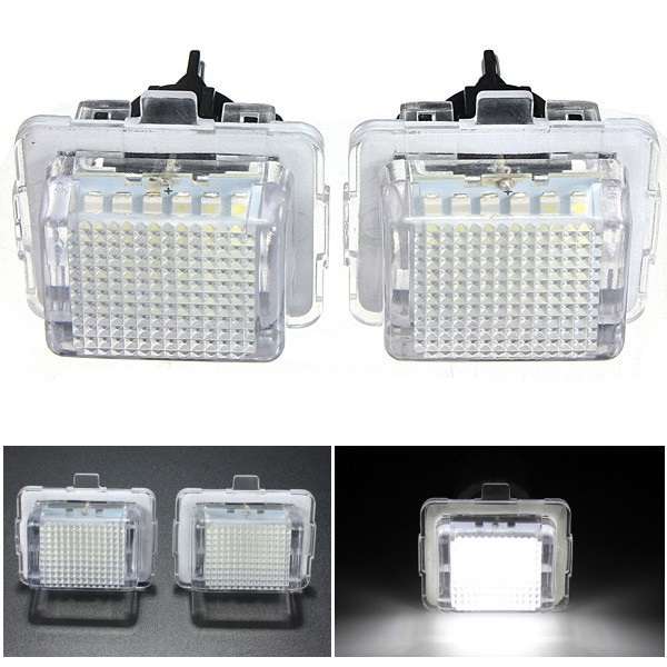 2x 18 SMD LED License Number Plate Light for Benz W204 W221 W212 W216