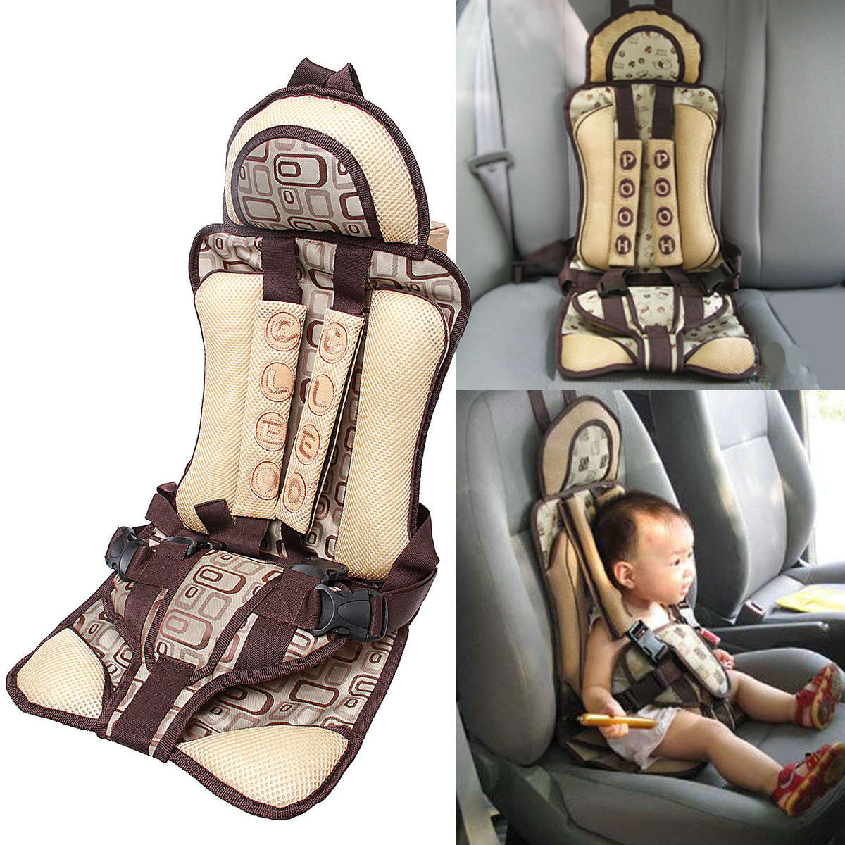 Baby Car Safety Seat Protable Safety Child Carrier Chair Protection Belt Strap