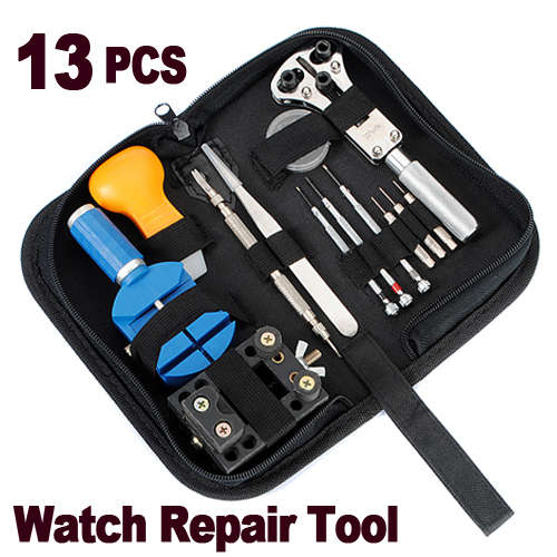 13PC Watch Repair Tool Kit Battery Bracelet Repairs