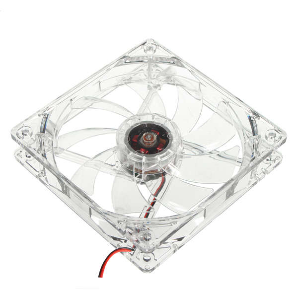 Red LED 4 Pin 120mm 12V Case Fan CPU Silent Heat Sink Cooler For PC Computer