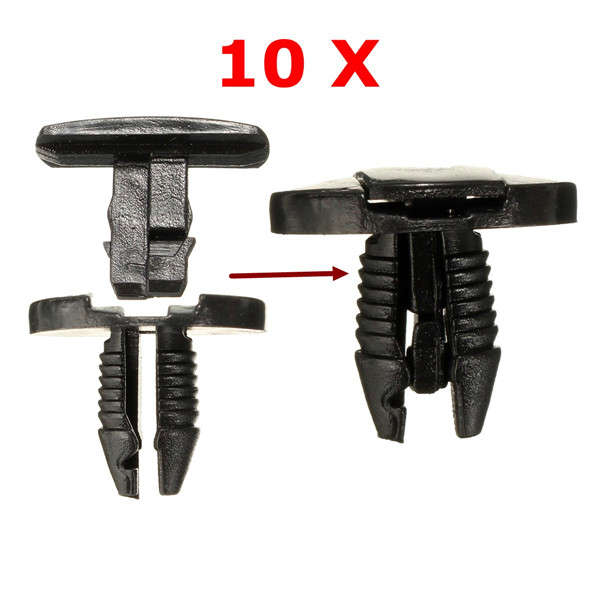 10Pcs Splash Guard Trim Clips Fastener Inner Liner For Peugeot  207 307 206 SW