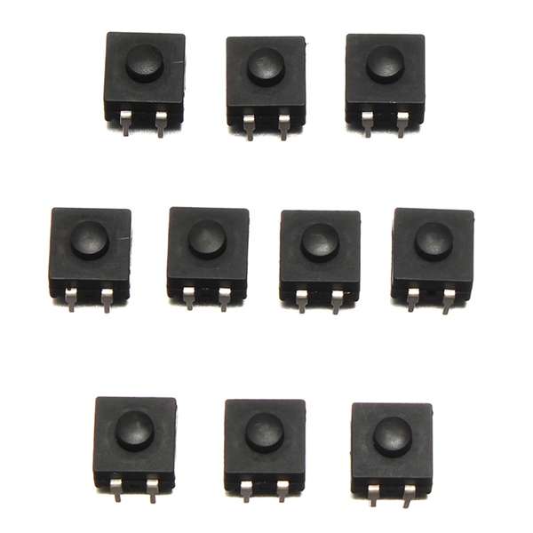 10Pcs DIP PCB Mini Latching Tactile Tact Push Button Switch 12x12x9mm