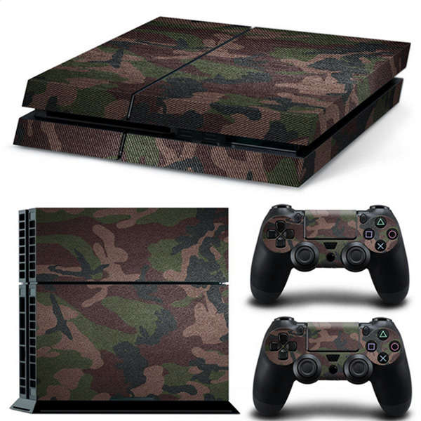 Skin Stickers For Play Station 4 PS4 Console and 2 Controllers Decal Cover Decor