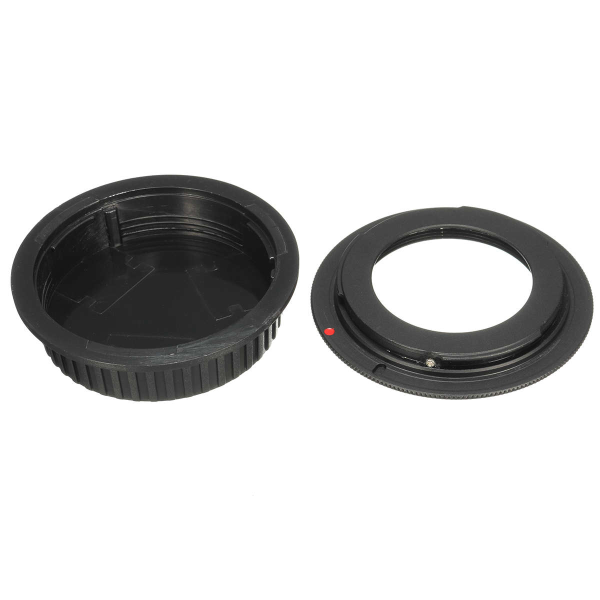 M42 Screw Lens for Canon EOS EF Mount Adapter Black 5D II III 6D 7D 70D 100D wi