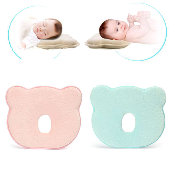 22x26x3.5cm Memory Cotton Newborn Baby Correcting Head Cervical Vertebra Pillow