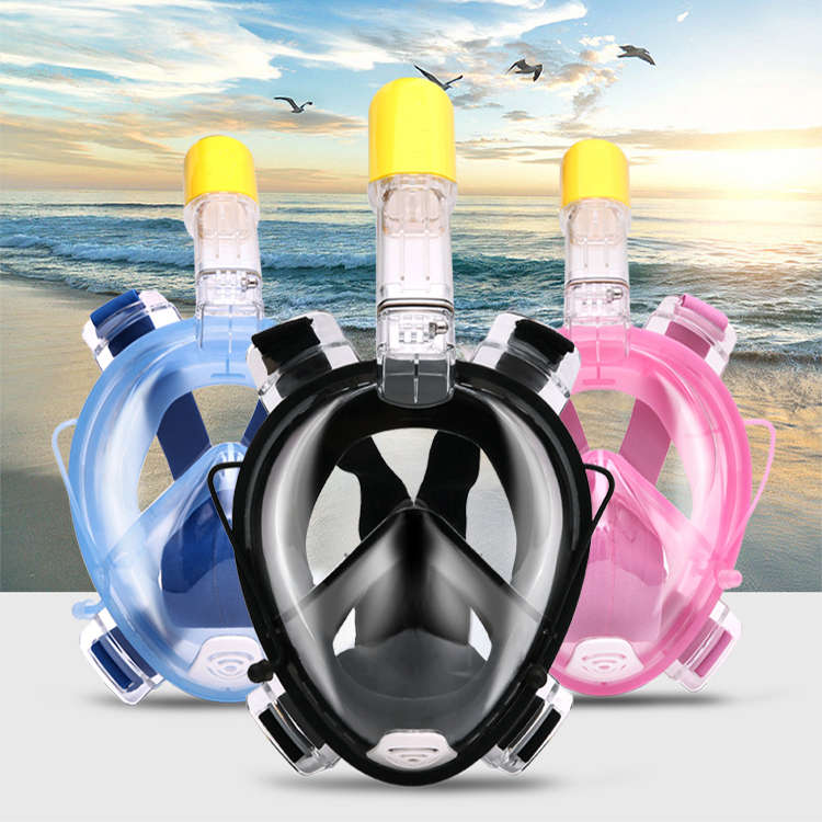 IPRee Diving Mask with Earplugs and Camera Stand Diving Glasses Anti-fog Snorke
