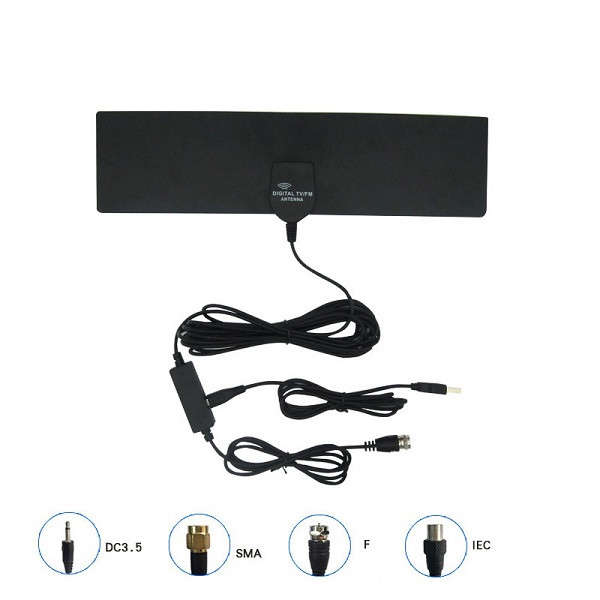 GF-HDTV006 Car HD Digital TV Antenna  DVB-T Outdoor Indoor Antenna Pad For Amer