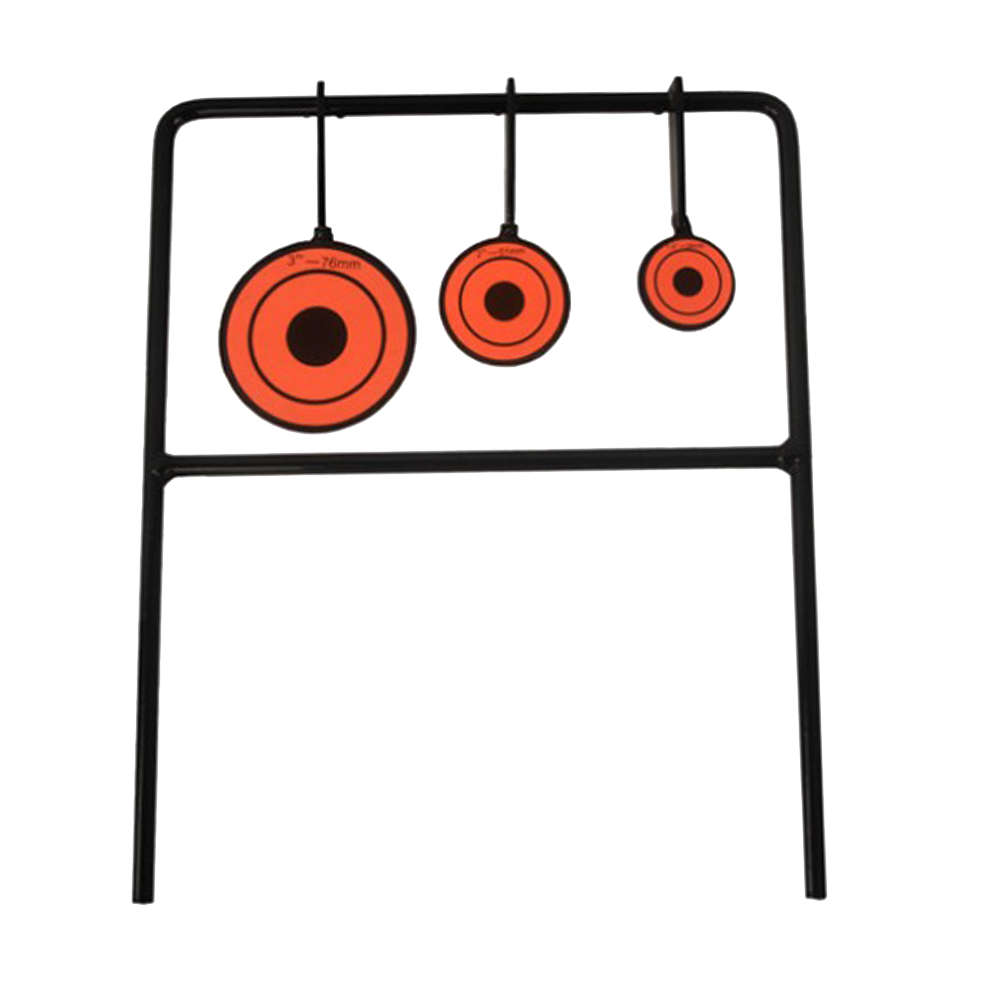AURKTECH Hunting 3-Plate Reset Shooting Target/Small Metal Reduction Carbon Ste