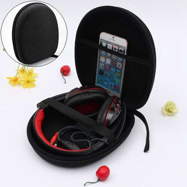 Practical and Durable Headphone Carry Case Storage Bag Pouch