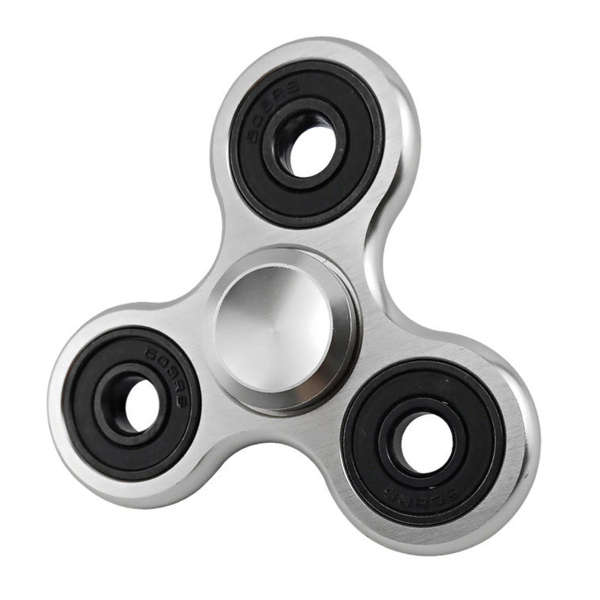 ECUBEE Aluminum EDC Fidget Hand Spinner Gadget Tri-Spinner Finger Reduce Stress