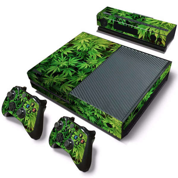 Full Cover Vinyl Decal Skin Sticker for Xbox ONE Console with 2 Controllers