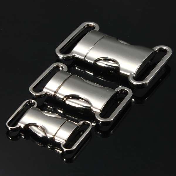 Metal Quick Release Buckle For Paracord Survival Bracelet Zinc Alloy 22mm/28mm/