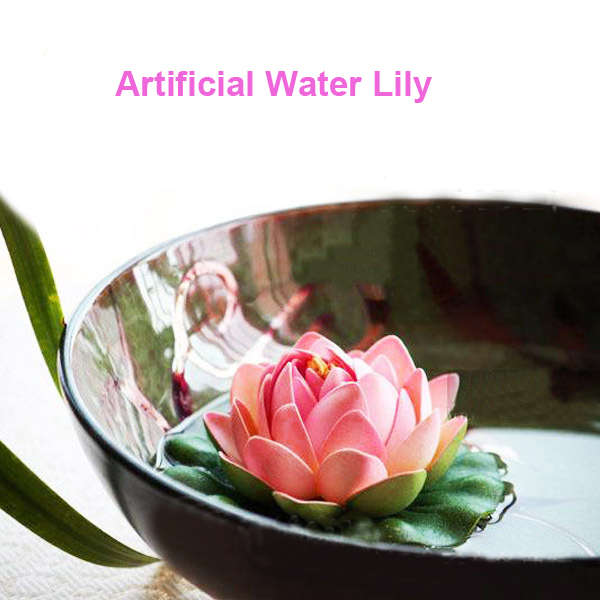 Fishpond Pool Fish Tank Aquarium Artificial Water Lily Lotus Flowers Fishpond P