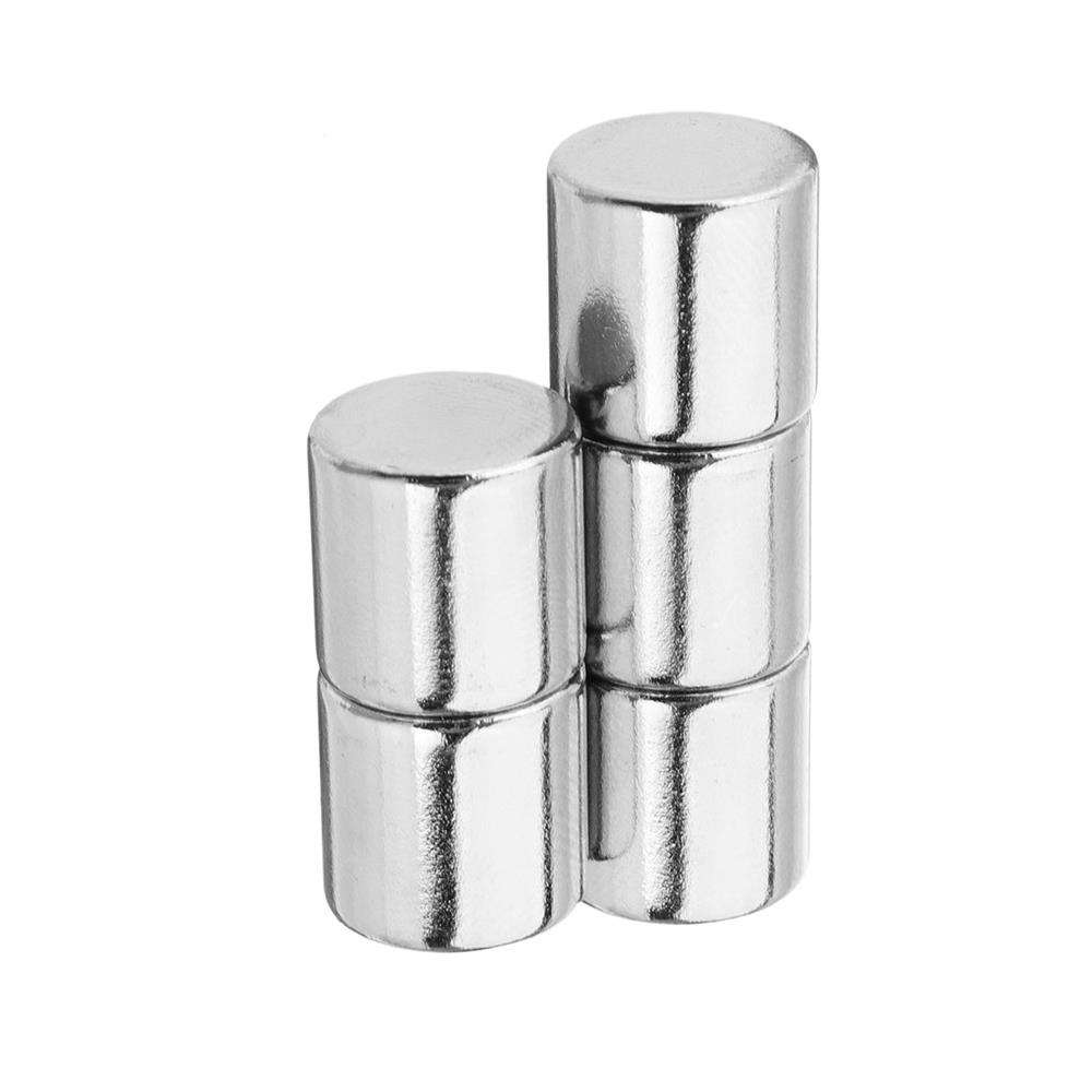 Effetool 5pcs 12mmx12mm Cylinder Magnet Round Rare Earth Neodymium Magnet