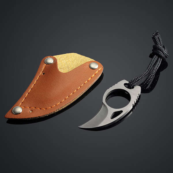 AUS-8A Steel Tactical Claw Hobby Survival  Mini Pocket Swiss Army Knife with Le