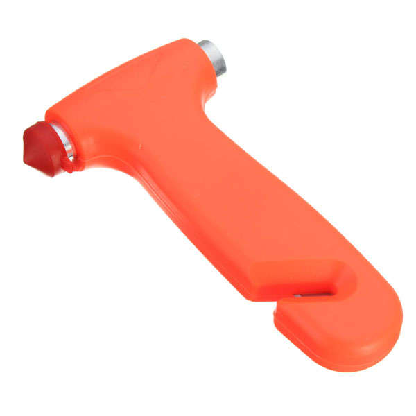 2 in 1 Car Emergency Safety Escape Hammer Glass Window Breaker Belt Cutter Tool