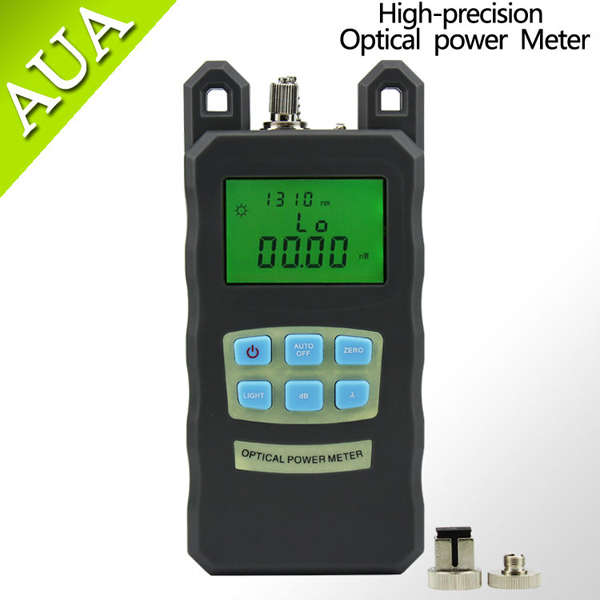 AUA-70A Fiber Optic Optical Power Meter Cable Tester Networks FC/SC Connectors